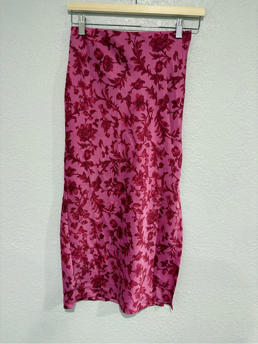 Urban Outfitters Pink Floral Burnout Swim Sarong